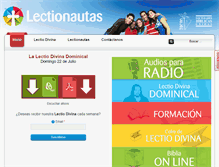 Tablet Screenshot of lectionautas.com